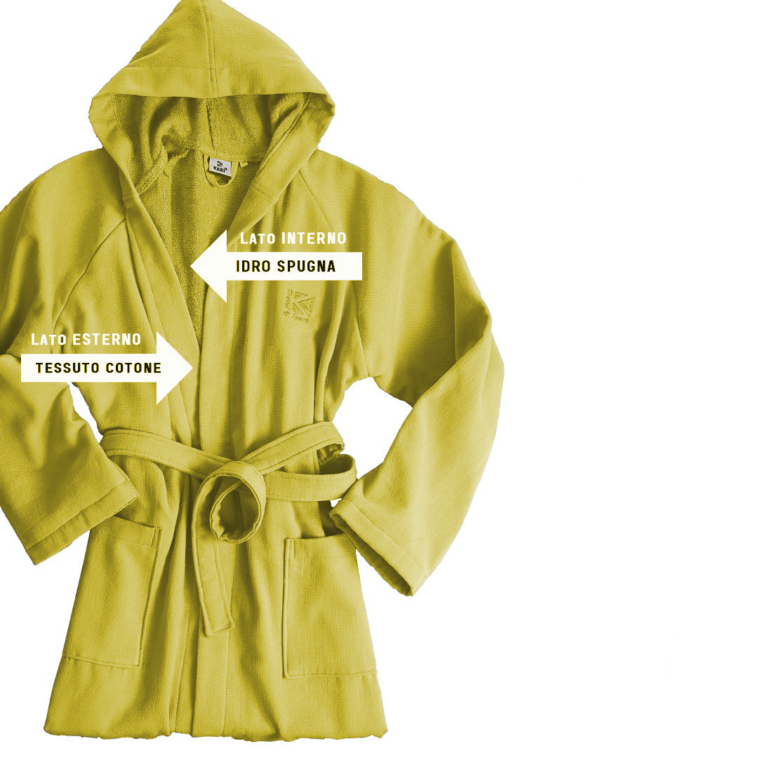 Accappatoio POLO in microspugna da S a XXL By Karì