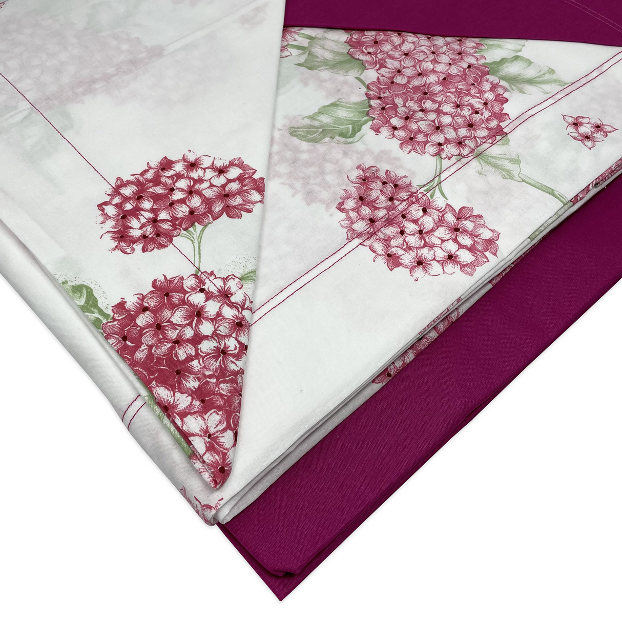 Completo Lenzuola ORTENSIA con 4 Federe by Botticelli