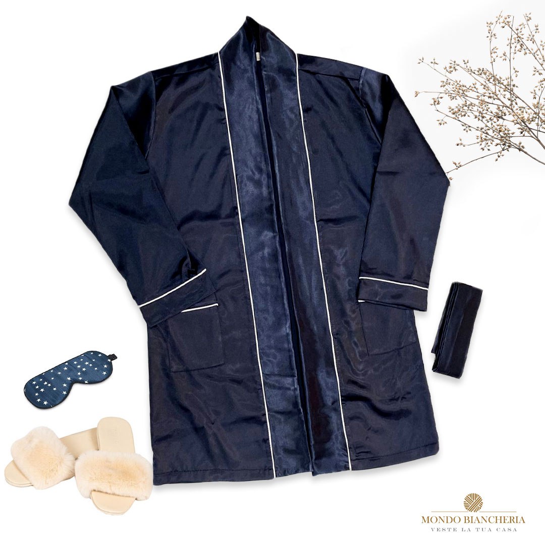 Kimono in raso DAFNE by Mondo Biancheria
