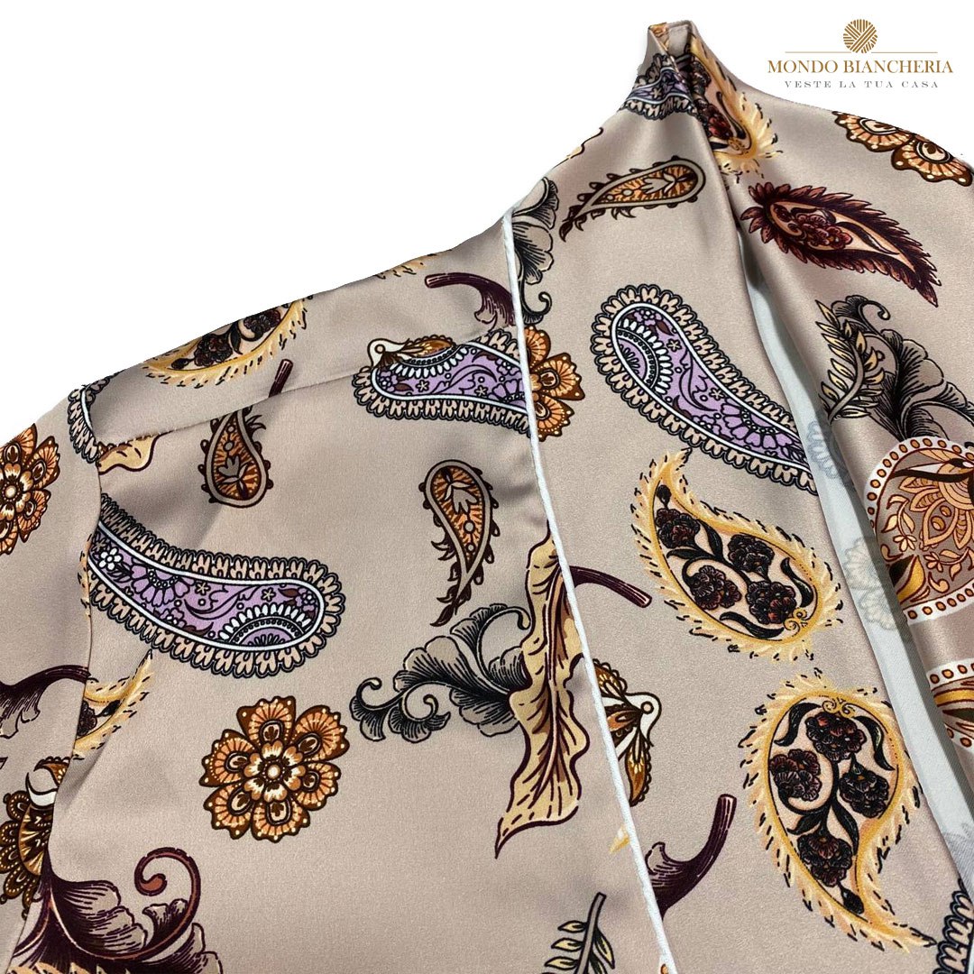 Kimono in raso ERICA by Mondo Biancheria