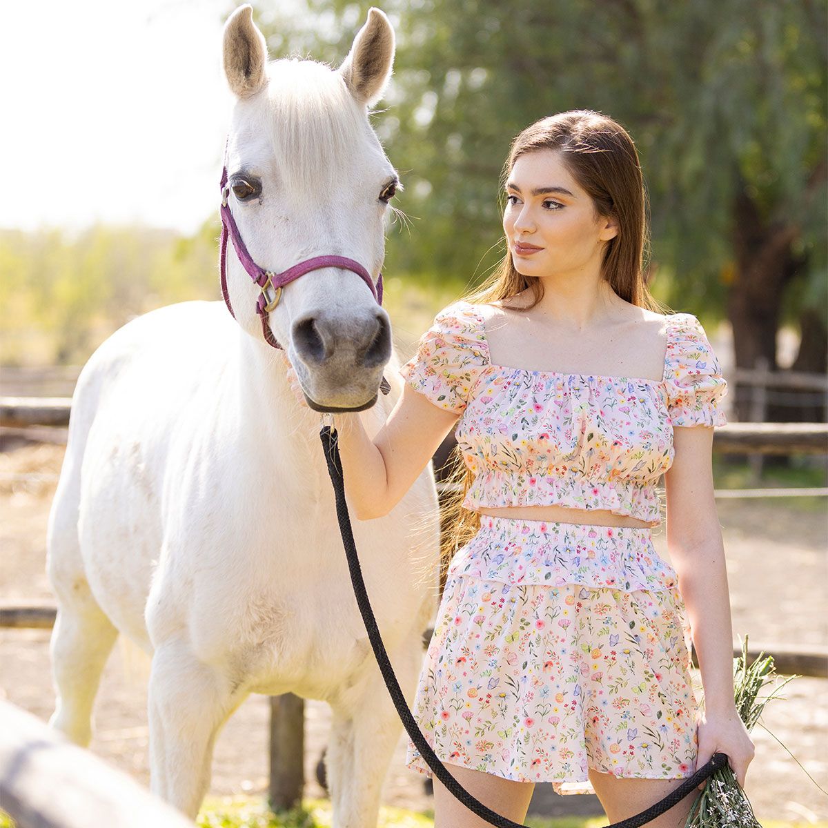 Pigiama In Raso LAVANDA by Maestri Cotonieri