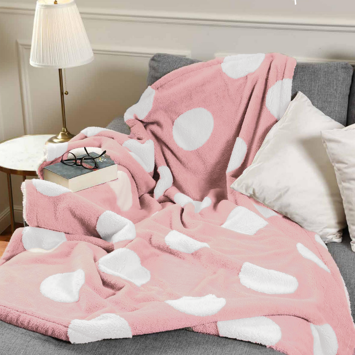 Plaid DOLOMITI POIS 2 posti by Acca24