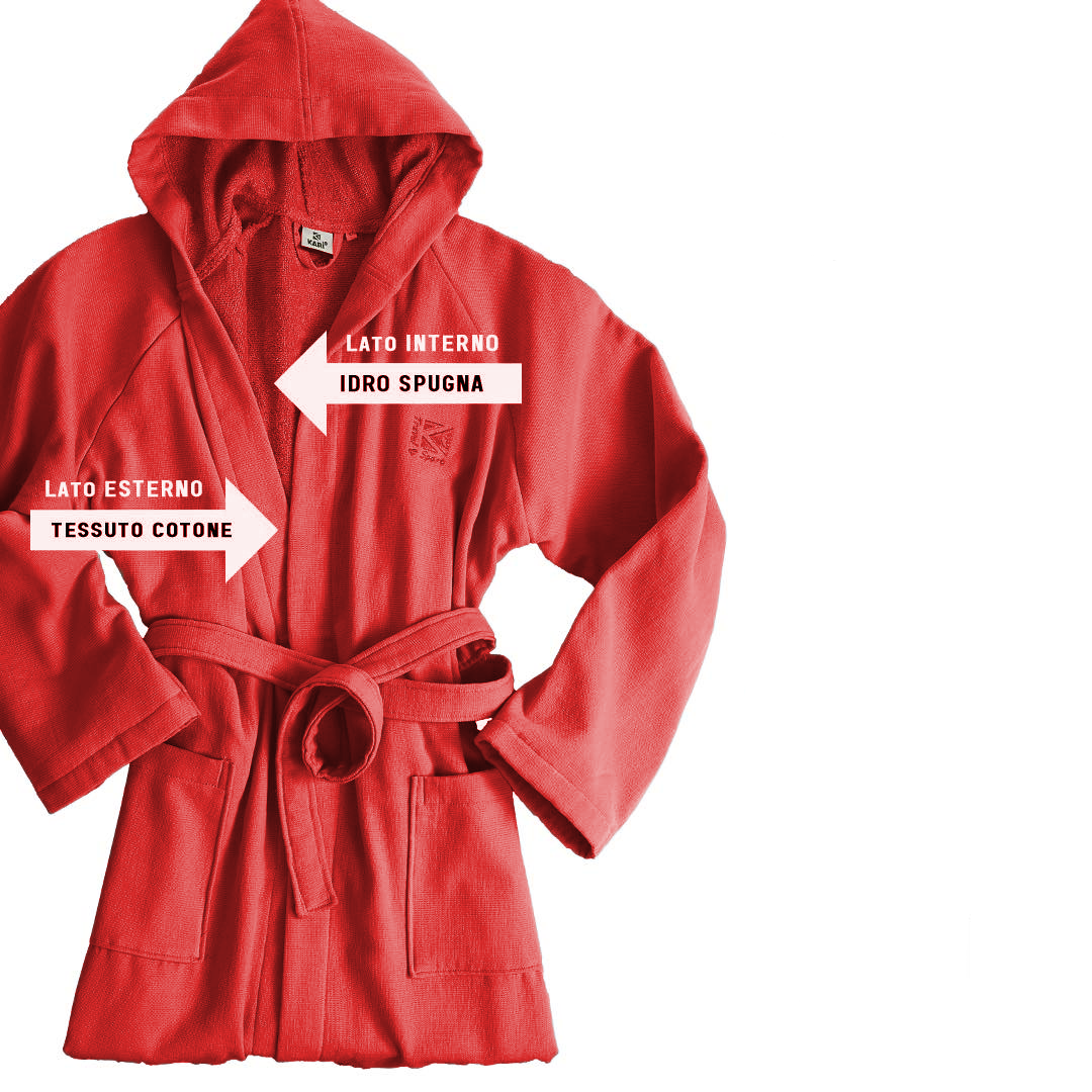 Accappatoio POLO in microspugna da S a XXL By Karì