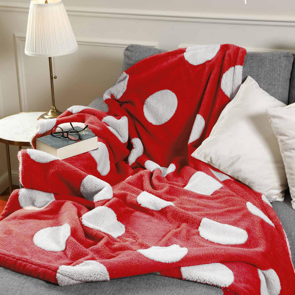 Plaid DOLOMITI POIS 2 posti by Acca24