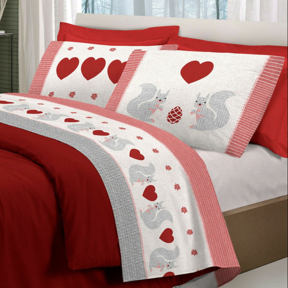 Completo Lenzuola DOLCE SCOIATTOLO By Pensieri Delicati