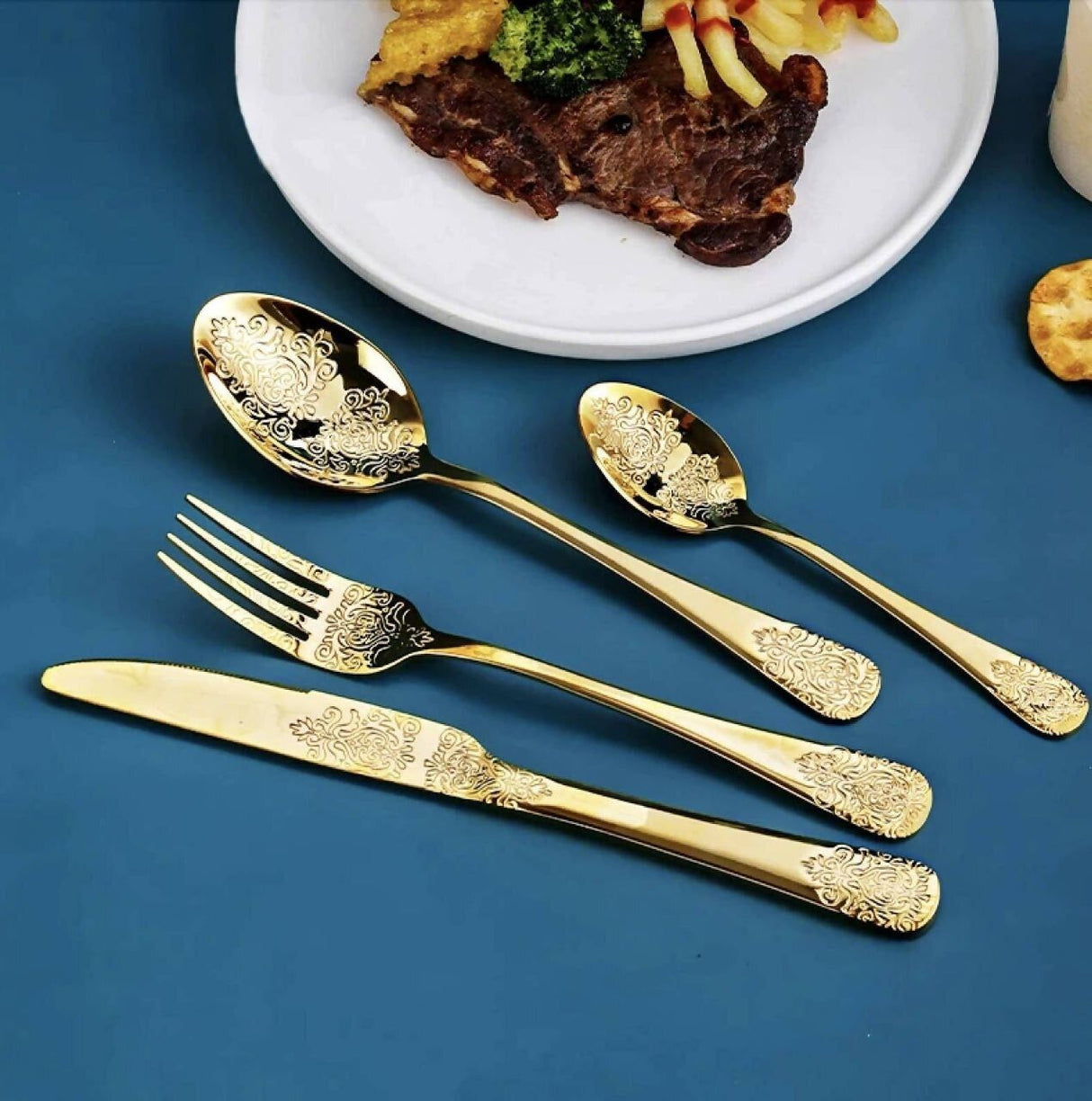 Set Posate 24 Pezzi ZARA In Acciaio Inox Colore oro o agento By Bavaria Ottingher