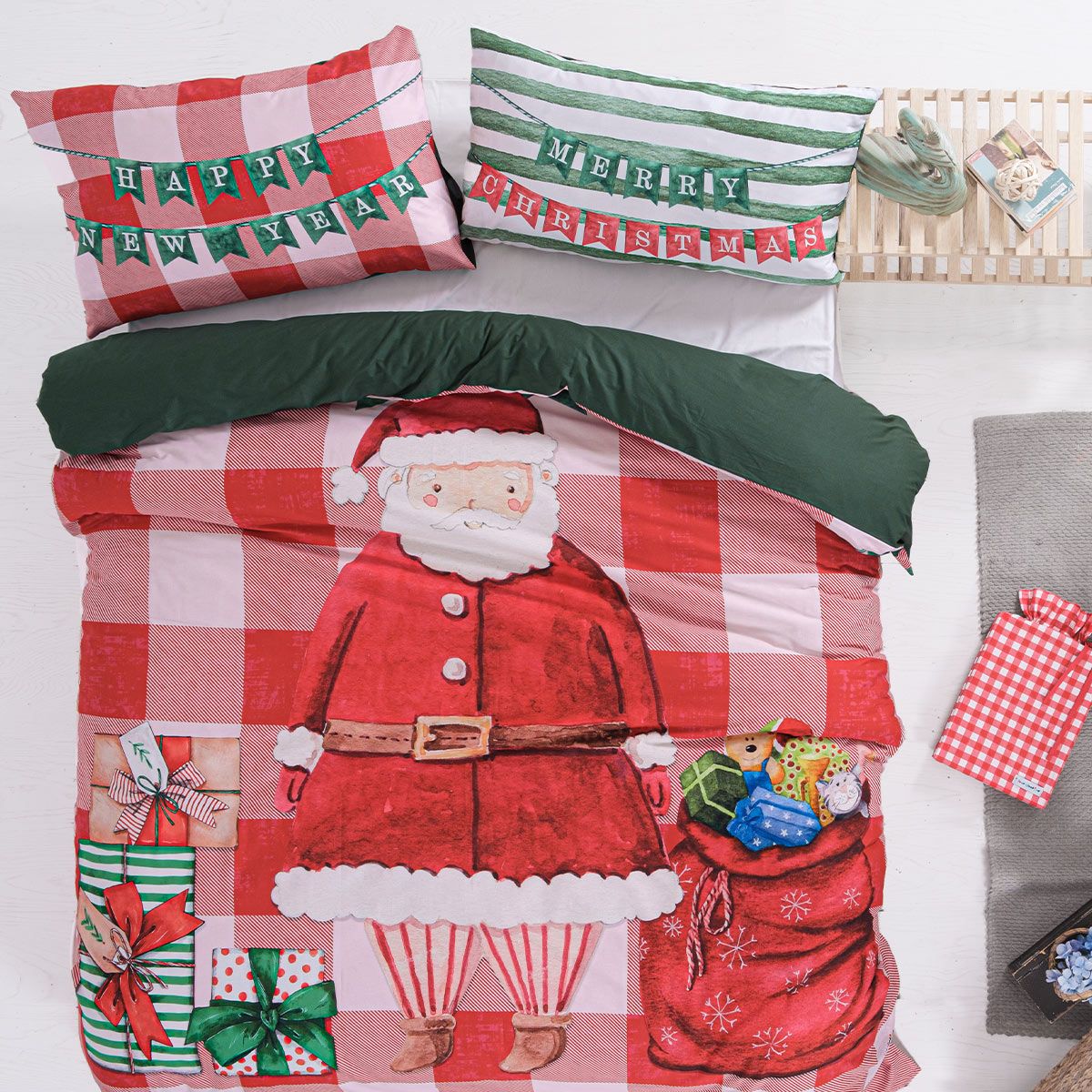 Parure Copripiumino SANTA CLAUS by I Love Sleeping (Natale)
