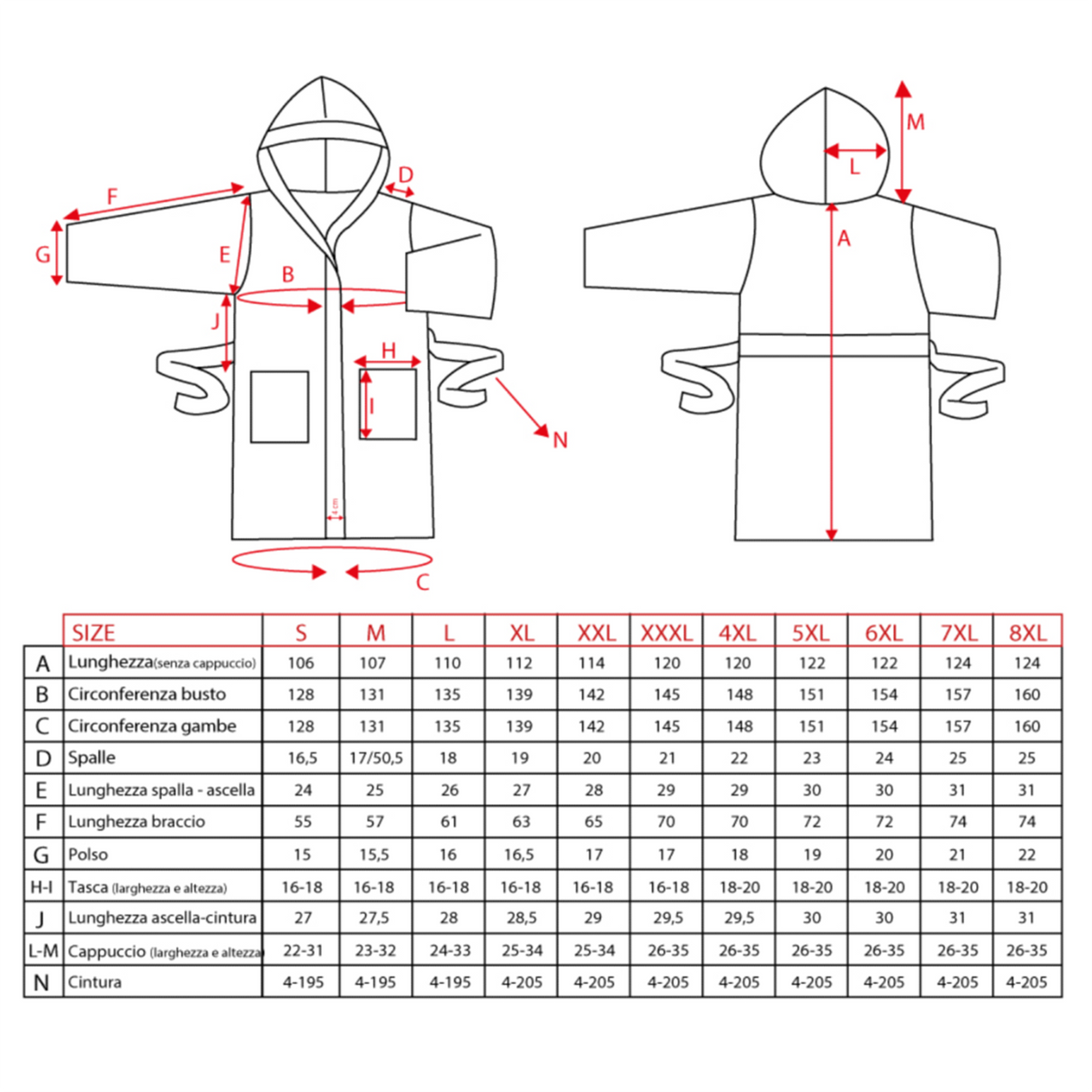 Accappatoio MORBIDISSIMO Da S a XXL By Maestri Cotonieri