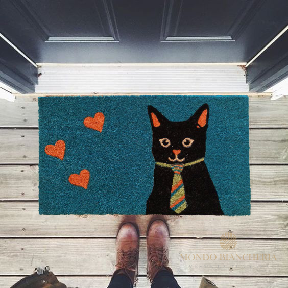 Zerbino GATTO CRAVATTA 41x71 By Montemaggi