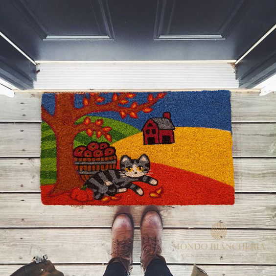 Zerbino GATTO COLLINE 60x40 cm By Montemaggi