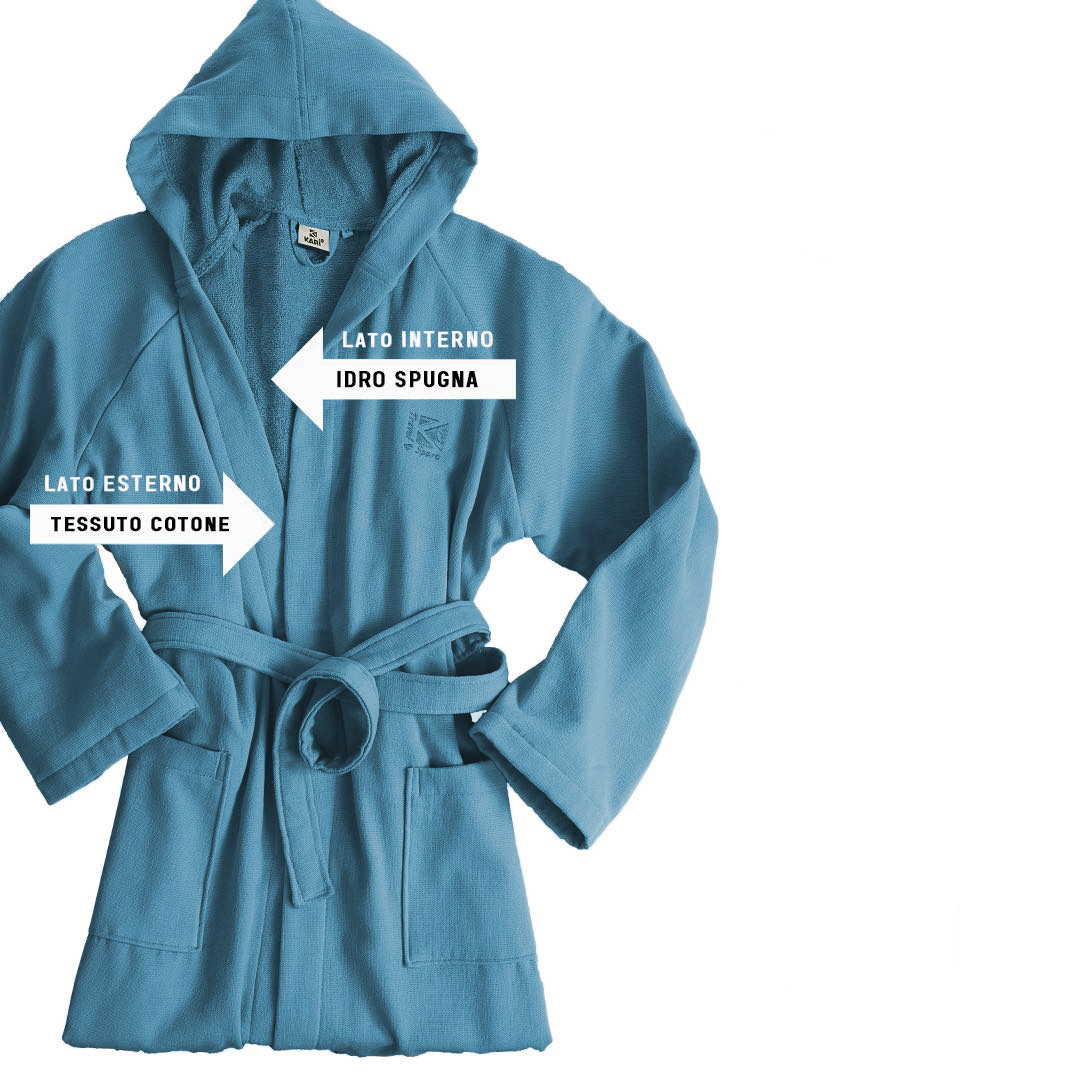 Accappatoio POLO in microspugna da S a XXL By Karì