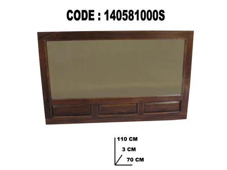 SPECCHIO TEAK MURNI CM 110X3X70*****