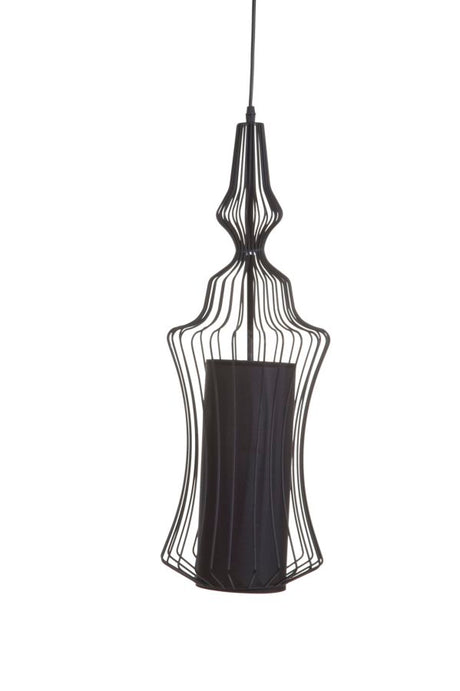 PARALUME DA SOFFITO IRON NERO -C- CM Ø 22X60