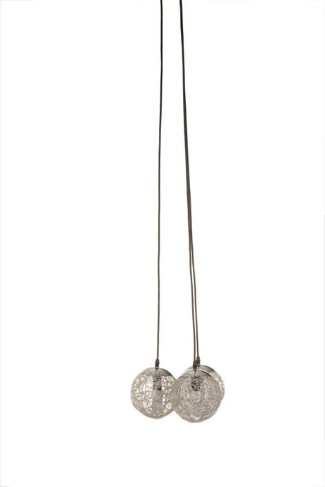 PARALUME DA SOFFITTO SATURN 3 LUCI Ø CM 15 (SFERA)