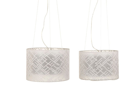PARALUMI DA SOFFITTO URANUS COPPIA CM Ø 40X28-36X25
