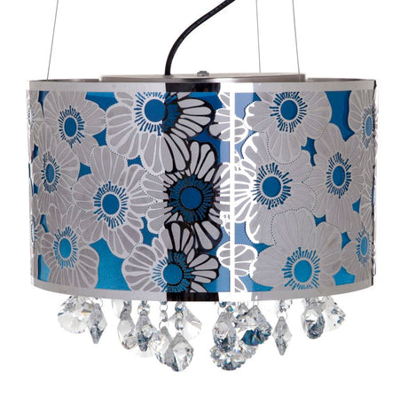 PARALUME DA SOFFITTO FOGLIA C/CRISTALLI Ø CM 40
