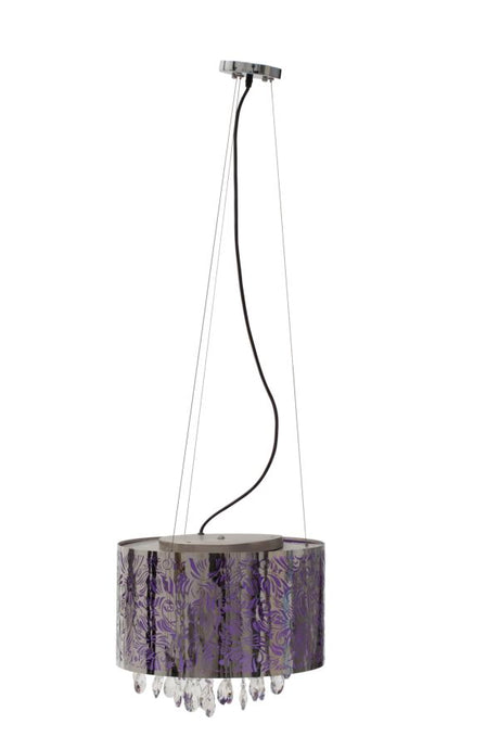 PARALUME DA SOFFITTO FENICE C/CRISTALLI Ø CM 40