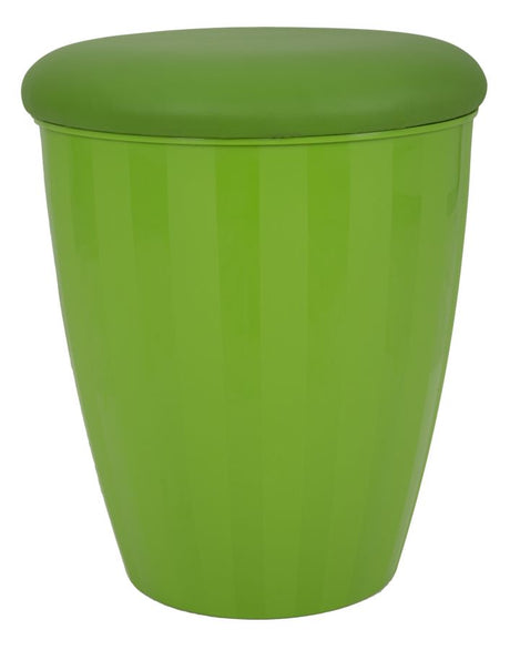 SGABELLO CONTENITORE EASY VERDE CM Ø 38X45 (MISURA INTERNA CM Ø 36X41)