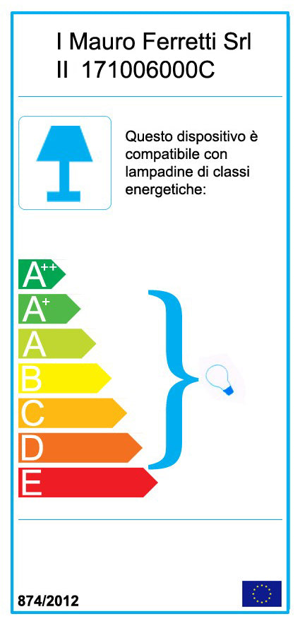 LAMPADA DA MURO INDUSTRY -C- FERRETTI