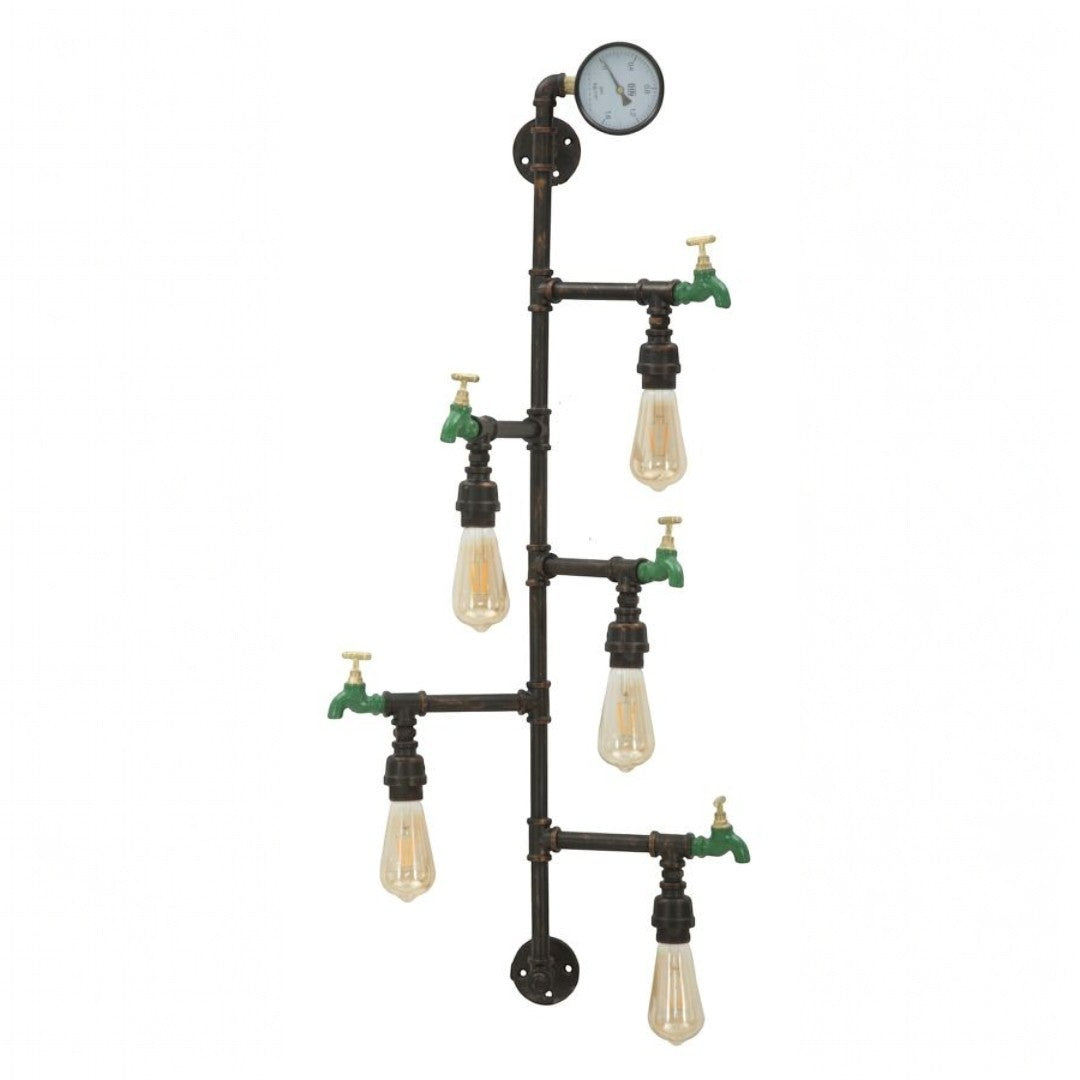 LAMPADA DA MURO MANHATTAN 5 LUCI CM 50X30X105