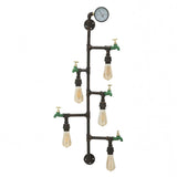 LAMPADA DA MURO MANHATTAN 5 LUCI CM 50X30X105