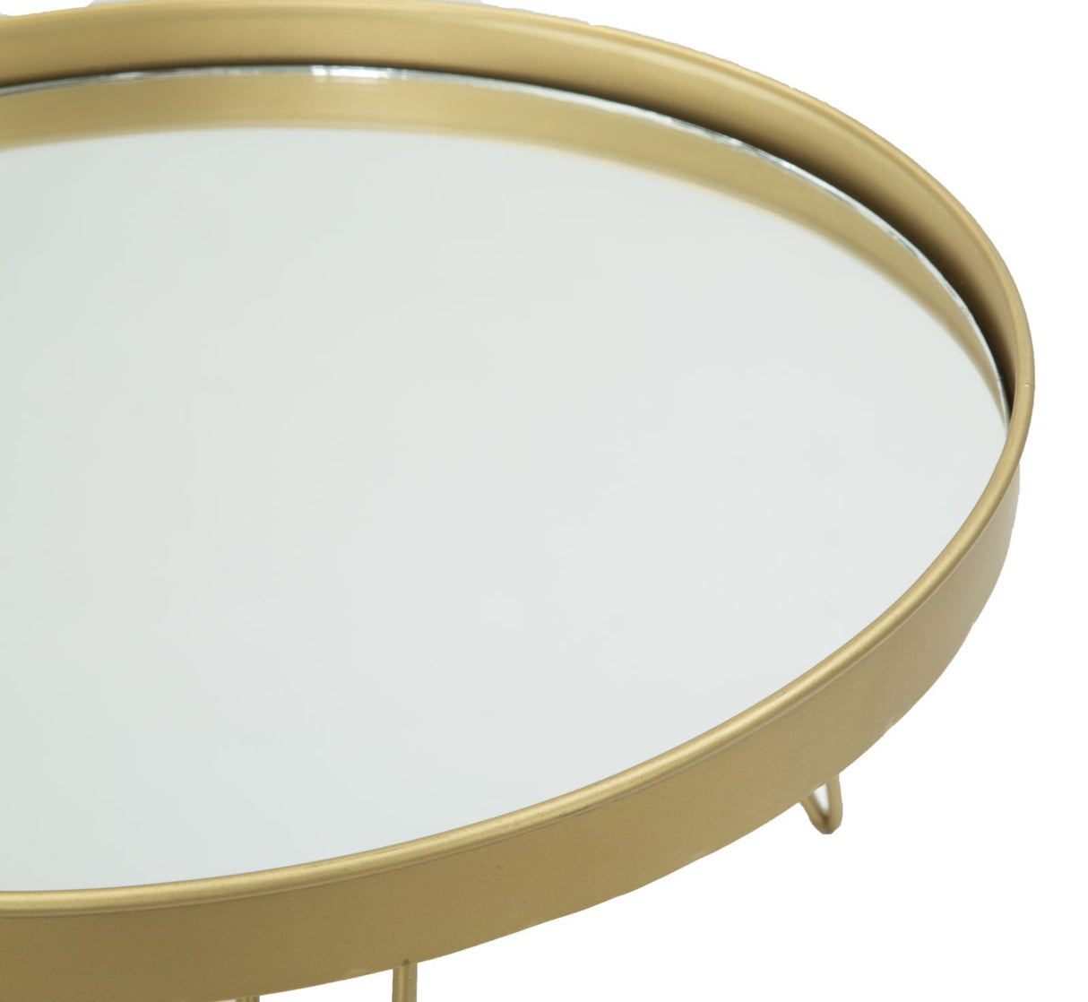 S/TASCHE GLAM GOLD/MIRROR CM Ø 36,5X22