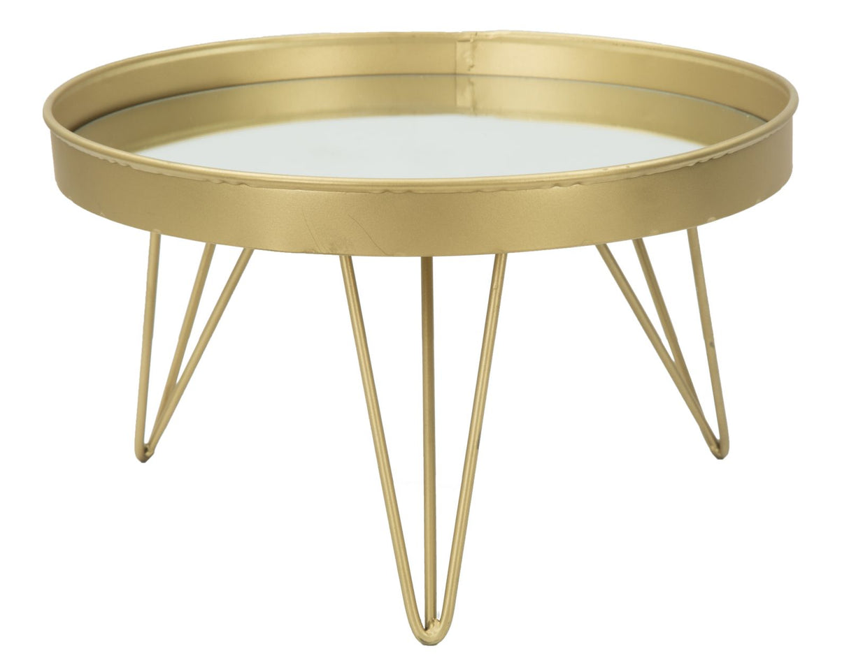 S/TASCHE GLAM GOLD/MIRROR CM Ø 31X18