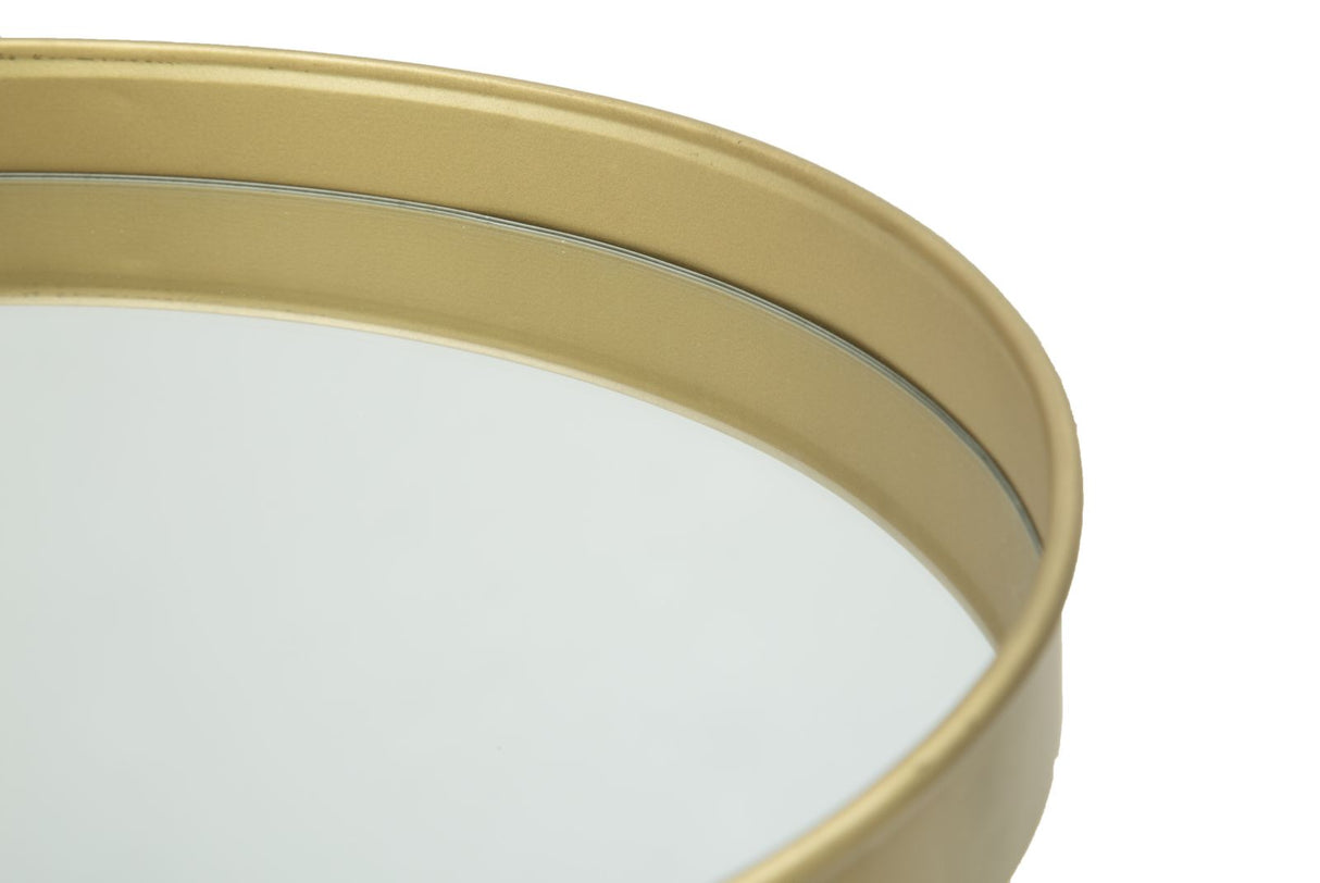 S/TASCHE GLAM GOLD/MIRROR CM Ø 31X18