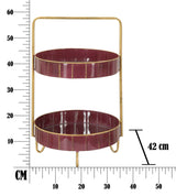 S/TASCHE DOUBLE GLAM BORDEAUX CM 36,5X34,5X56,5