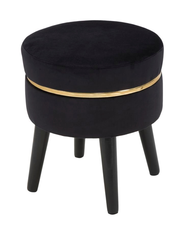 SGABELLO PARIS NERO CM Ø 35X40,5