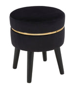 SGABELLO PARIS NERO CM Ø 35X40