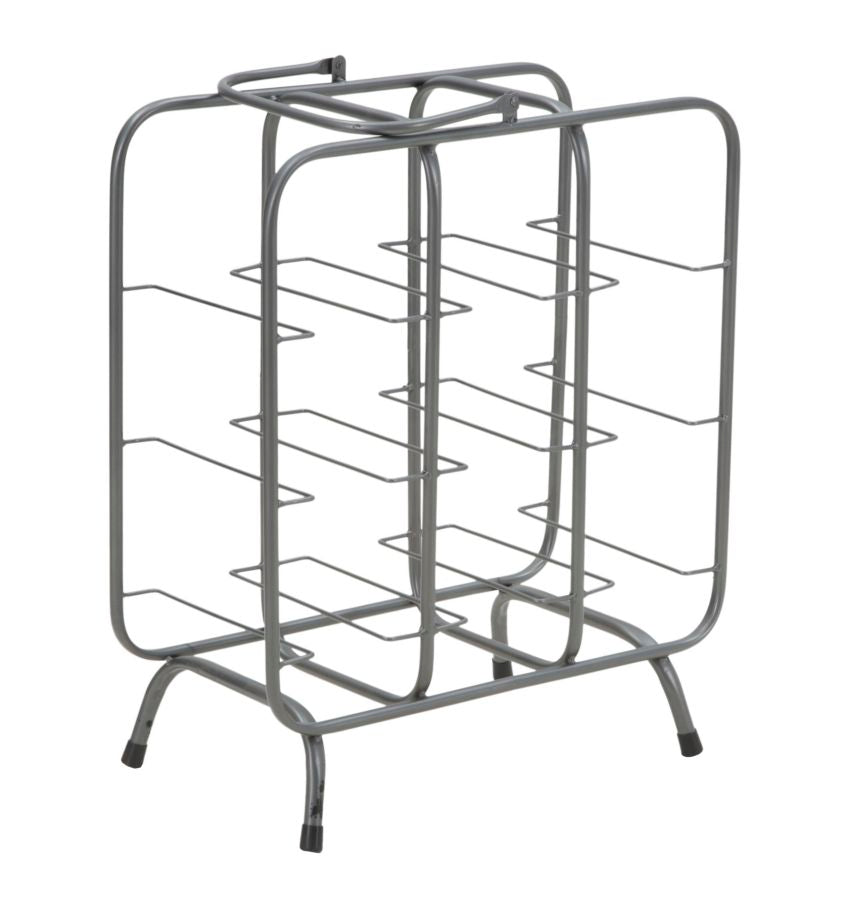 P/BOTTIGLIE RACK QUADRATO (9 POSTI) CM 40X23X47