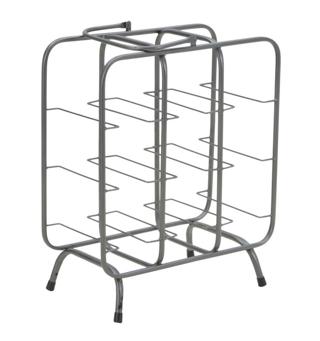 P/BOTTIGLIE RACK QUADRATO (9 POSTI) CM 40X23X47