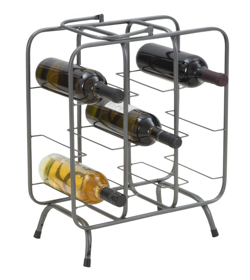 P/BOTTIGLIE RACK QUADRATO (9 POSTI) CM 40X23X47,5