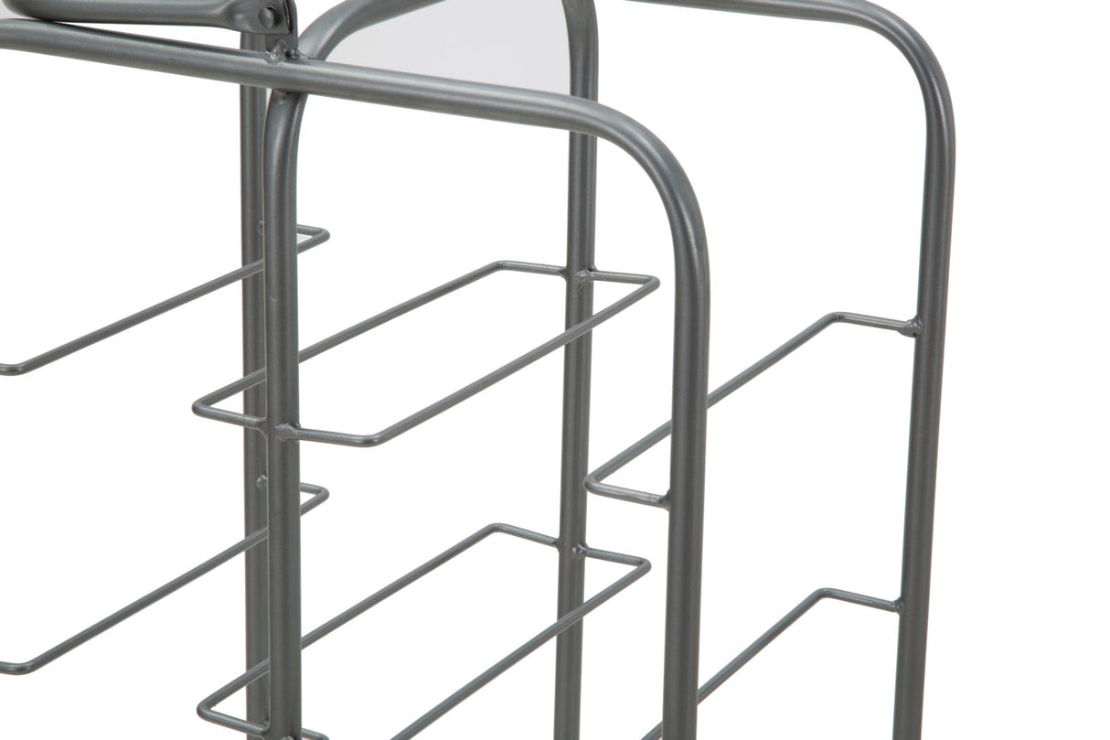 P/BOTTIGLIE RACK RETT. (10 POSTI)CM 28X23X67