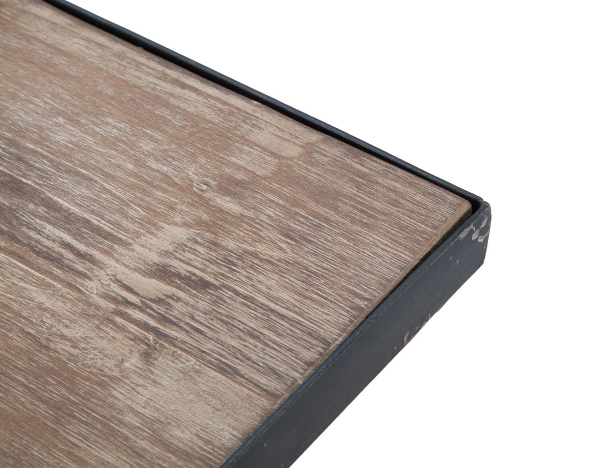 TAVOLINETTO P/GIORNALI "V" CM 120X43X62,5
