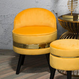 SEDIA MINI PARIS ARANCIONE Ø CM 45X62