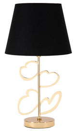 LAMPADA DA TAVOLO GLAM HEARTS CM Ø 30X54