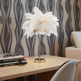 LAMPADA DA TAVOLO PALM BIANCA - FERRETTI