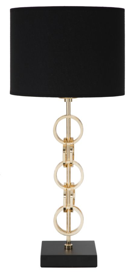 LAMPADA DA TAVOLO GLAM RINGS CM Ø 25X54