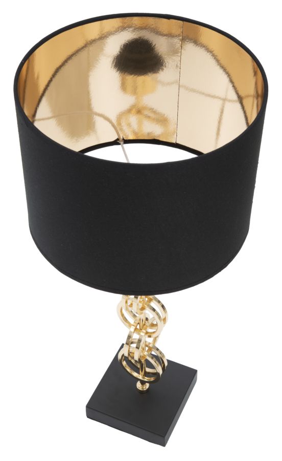 LAMPADA DA TAVOLO GLAM RINGS CM Ø 25X54,5
