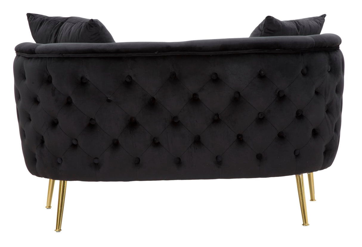 DIVANETTO BUCAREST NERO - FERRETTI