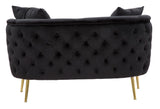 DIVANETTO BUCAREST NERO - FERRETTI