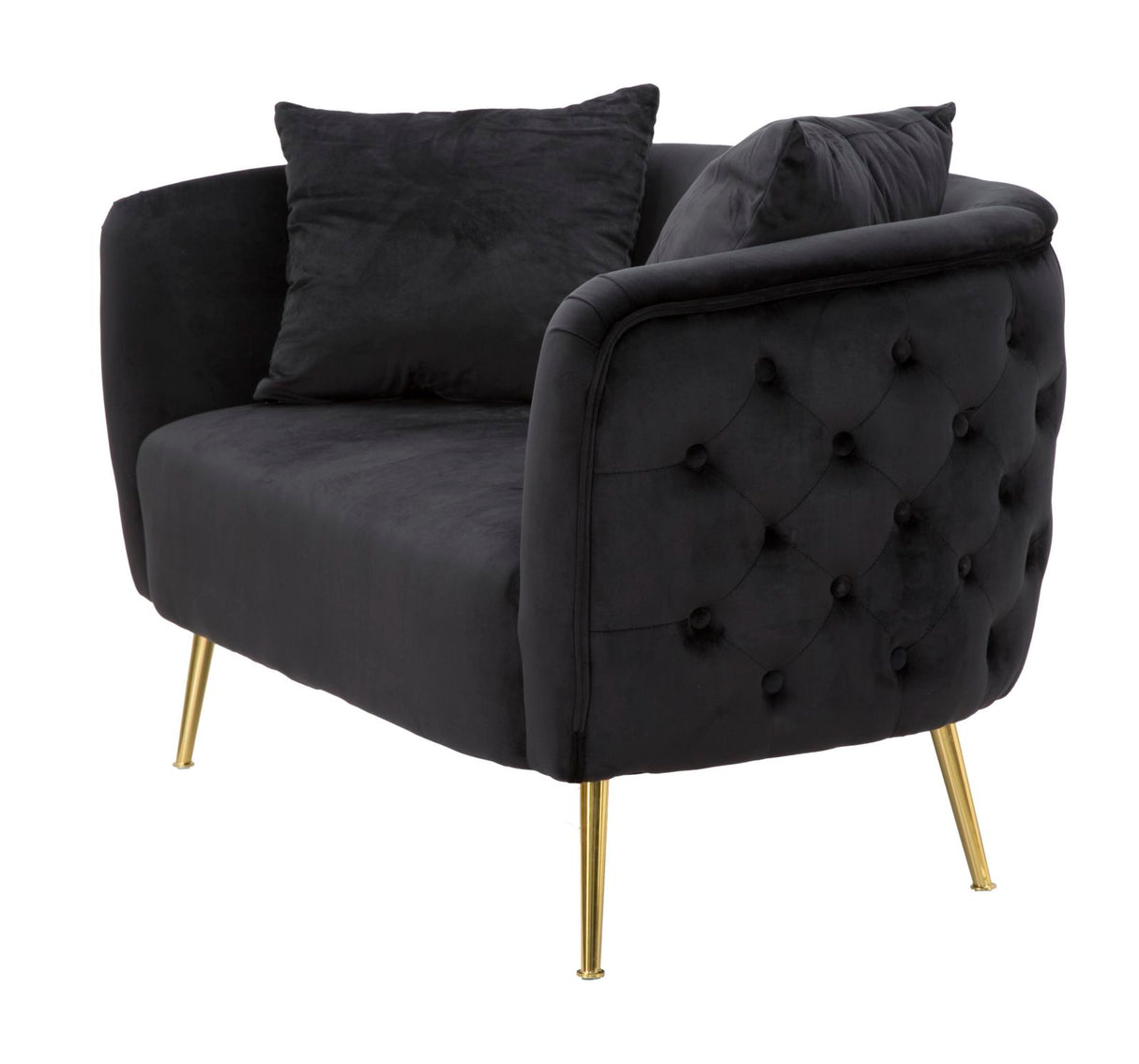 DIVANETTO BUCAREST NERO - FERRETTI