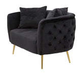 DIVANETTO BUCAREST NERO - FERRETTI