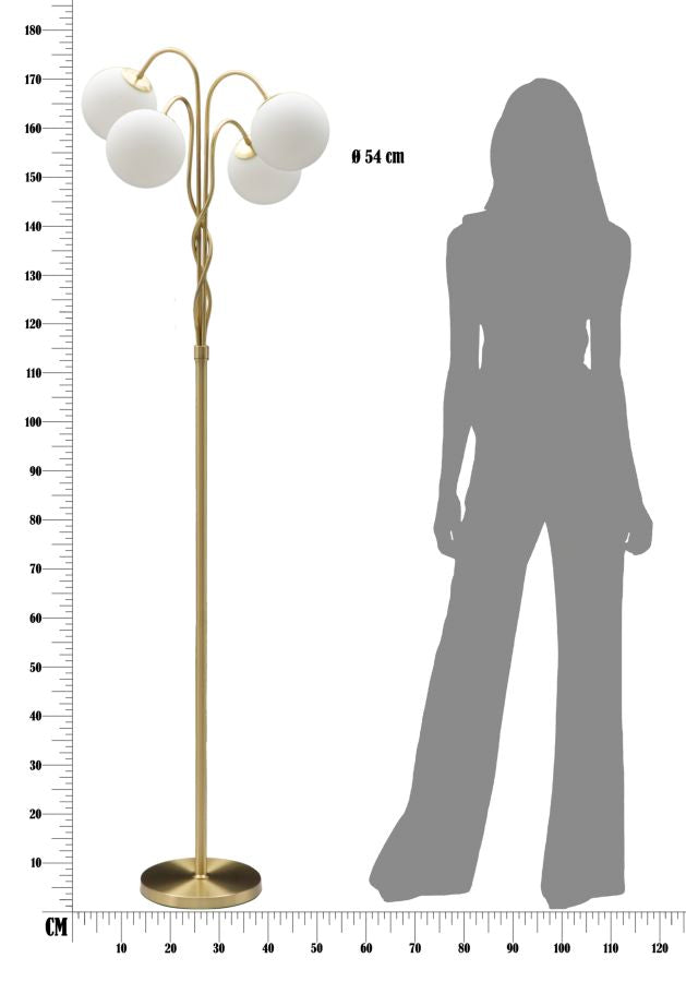 LAMPADA DA TERRA GLAMY 4 LIGHT - FERRETTI