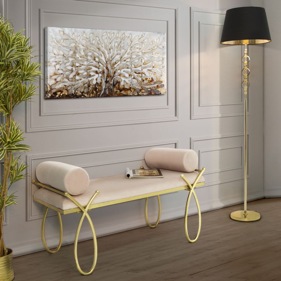 PANCA RIBBON ROSA CM 112,5X49X53