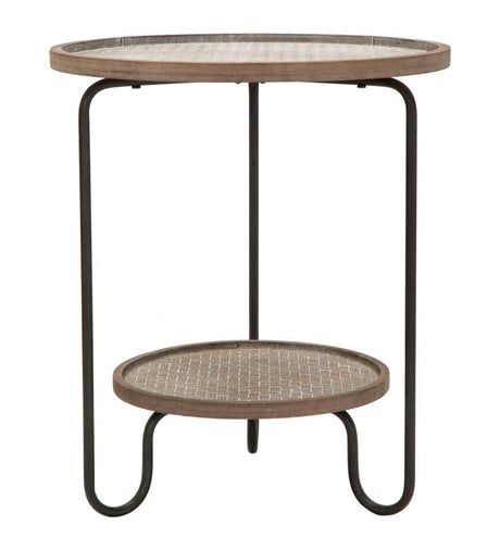 TAVOLINETTO AREX 2 RIPIANI CM  Ø 48X54
