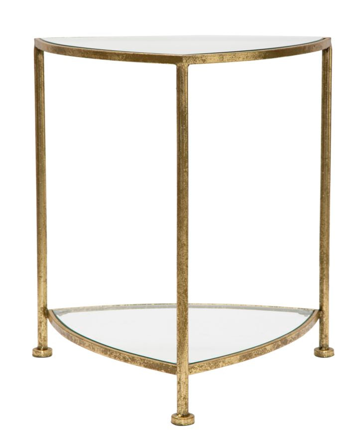 COMODINO 2 RIPIANI TRIANGLE CM 45X45X50