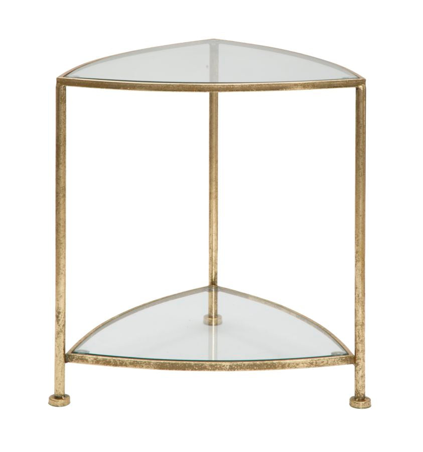 COMODINO 2 RIPIANI TRIANGLE CM 45X45X50